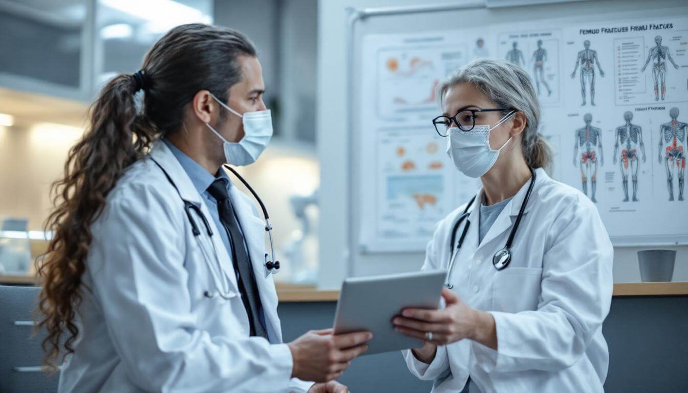 médicos hablando